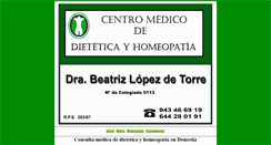 Desktop Screenshot of dietas-homeopatia.com