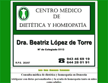 Tablet Screenshot of dietas-homeopatia.com